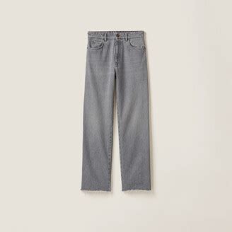 miu miu low rise jeans|miu denim pants.